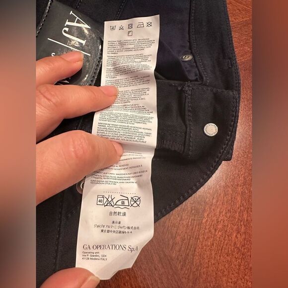 ARMANI JEANS J06 skinny fit lightweight stretch comfort fabric size 28 NWT - Picture 8 of 8